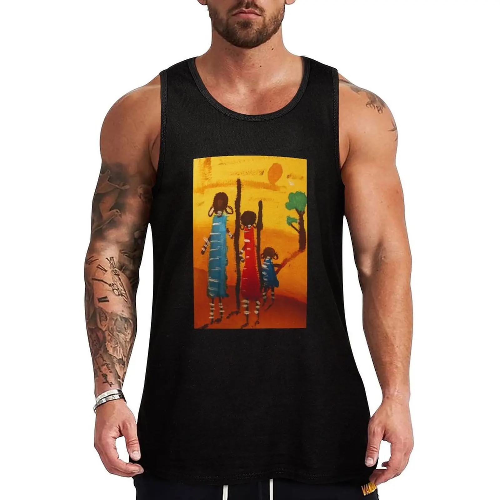 

The Neighbors of Akagera Tank Top Vest male Vest sleeveless vests Men's gym t-shirt
