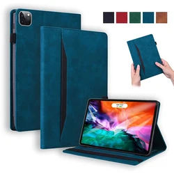 For iPad Pro 12 9 Case 2022 Fashion PU Leather Flip Wallet Cover For iPad Pro 12.9 2022 6th Generation Tablet Case Coque Funda