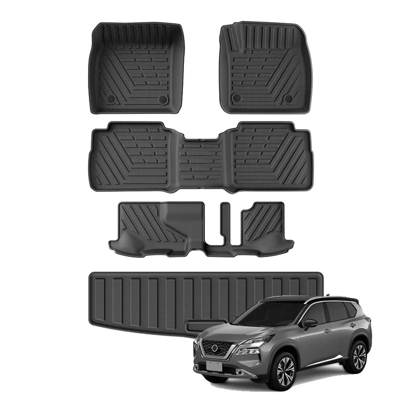 

Коврик в багажник для Nissan X-Trail 2025-2026, всепогодный водонепроницаемый, из TPE, для заднего багажника, защита от грязи