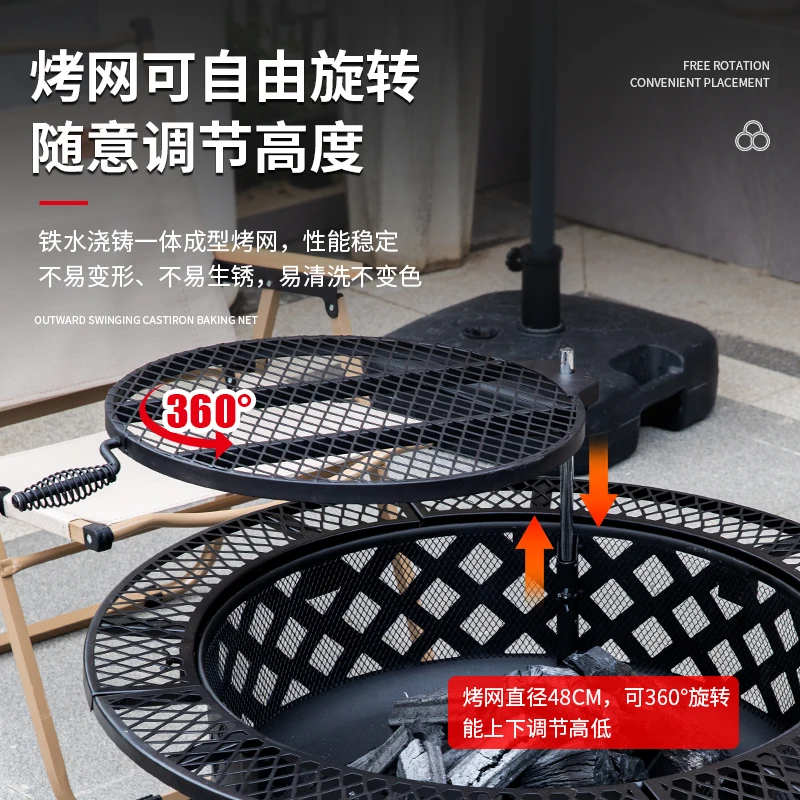 Furnace tea roasting stove set household indoor barbecue stove carbon brazier winter outdoor charcoal garden heating stove