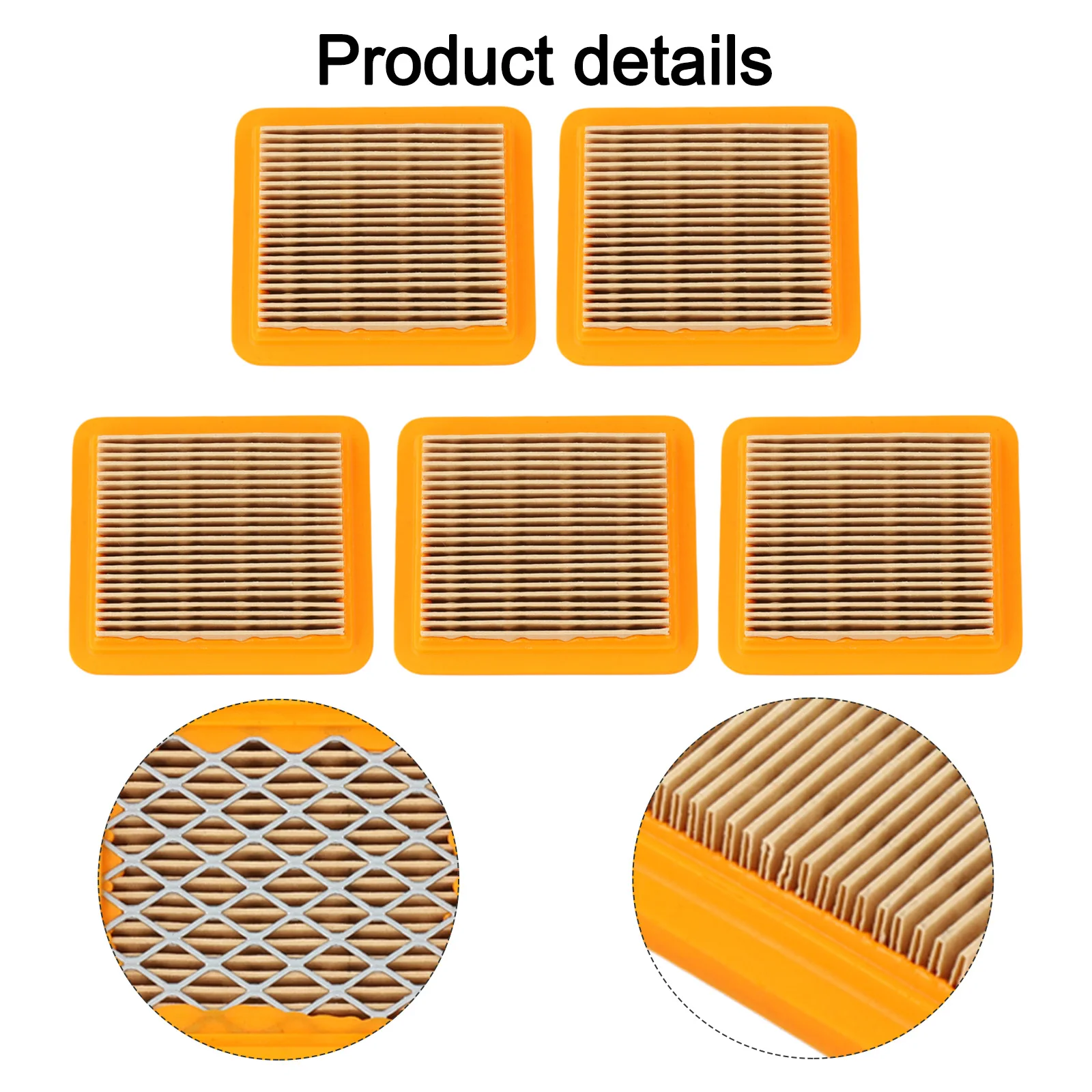 5pcs Air Filter For Honda GX50 GX-50 UMK450 47.9CC 4-Stroke Engine Brush Cutter Grass Trimmer Replacement Air Filter