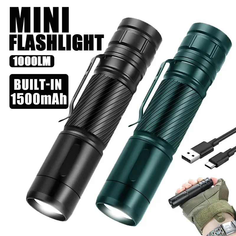 

LED Portable Flashlight USB Rechargeable High power Ultra Bright Outdoor Camping Lantern Torch Night Fishing Hunting Lantern