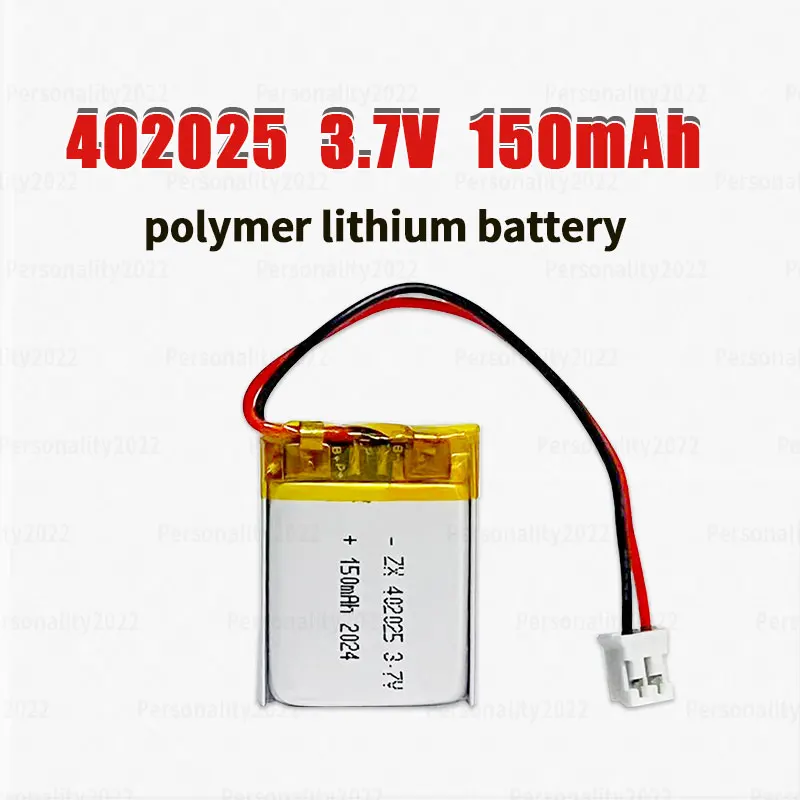 402025 3.7V 150mAh Li-Polymer042025 Bateria Li Po do zestawu słuchawkowego Bluetooth Klawiatura Mysz Inteligentne baterie zamienne do zegarków dla