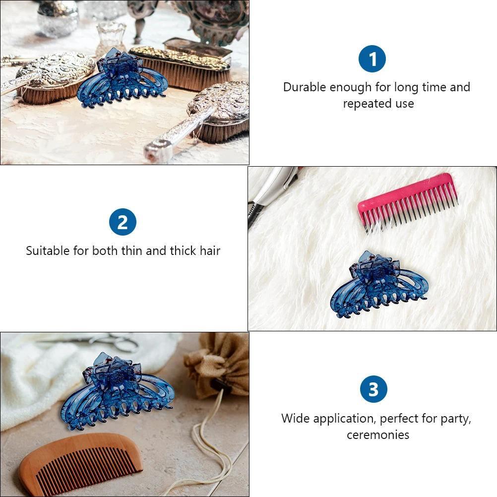 

Hairpin Barrettes for Girls Clip Claw Women Resin Decorative Pins Clips Vintage Mother