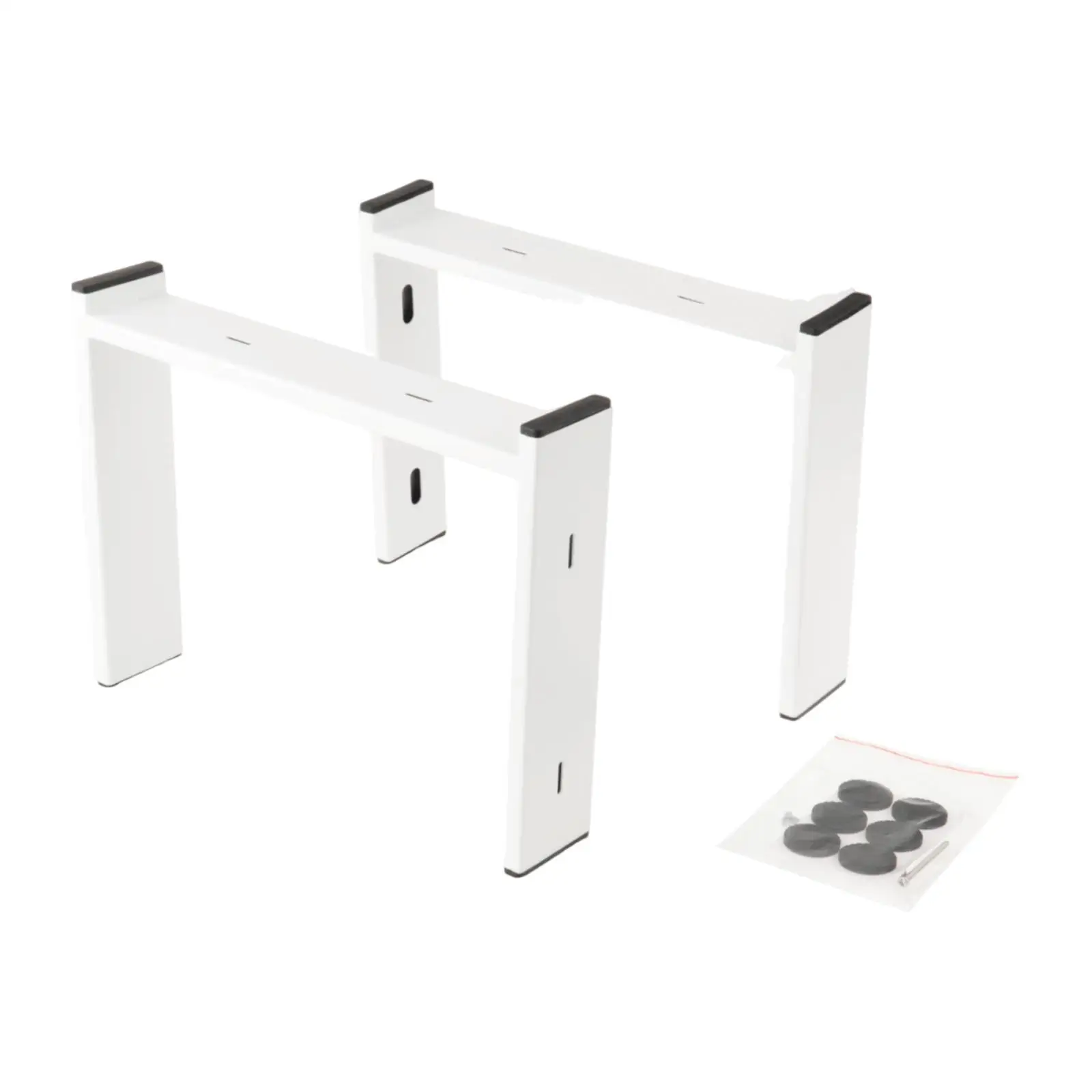 

2Pcs High Stand Legs Organizer Craft Desk Accessories Supports Shelf Brackets Metal Holders for Maker 3 Home Workshop Cabinet