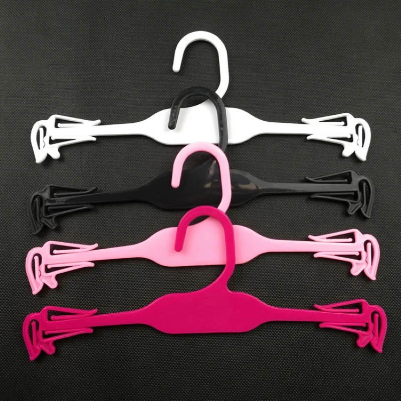 10pcs Widened Coat Hanger Thickened Non-slip Bra Clothes Support Rack Smooth Exterior No Burr Suitable For Underwear Store