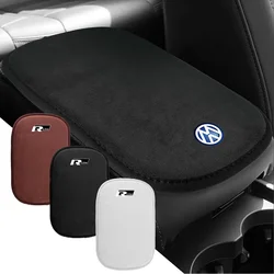 Car Armrest Mat Center Console Arm Rest Protection Cushion Pad For Volkswagen VW Golf 8 TDI Rline Tiguan Passat CC jetta Lavida