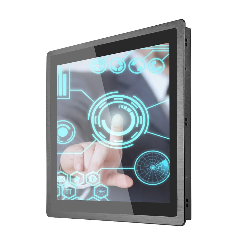 005 Factory Supply 17 Inch 10.1 Inch Lcd Touch Screen Panel Pc 1080*1024 Tft Lcd Car Tv Monitor With 5 Wire Resistive Touch Scre