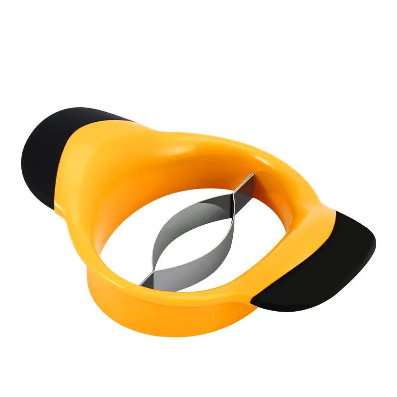 Stainless Steel Mango Slicer with Rubber Handle