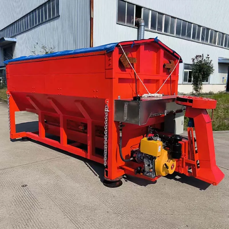 0.36 m Truck-Mounted Snow Melting Agent Spreader with 240kw 380V Motor 1 Year Warranty for Municipal Road De-Icing