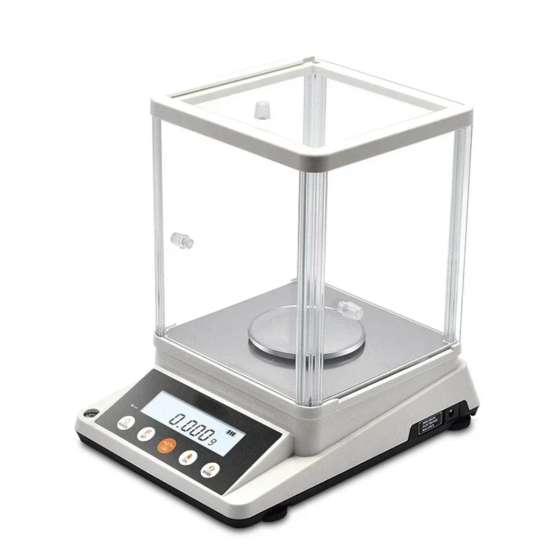 

Analytical Balance 110g 0.001g 1mg laboratory weigh balance scale external calibration