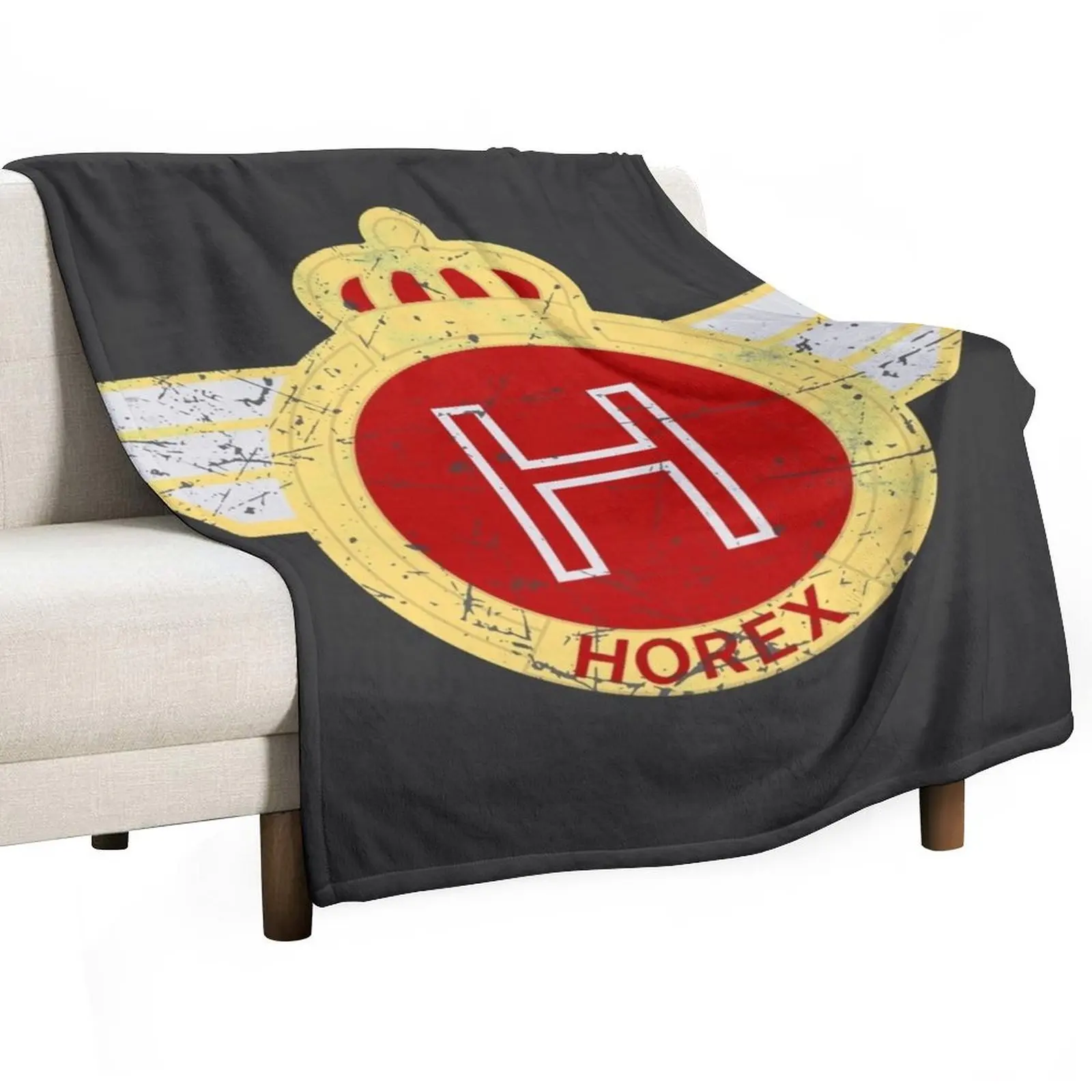 

Horex Motorcycle Vintage Logo Throw Blanket Thin Custom Shaggy Multi-Purpose Blankets