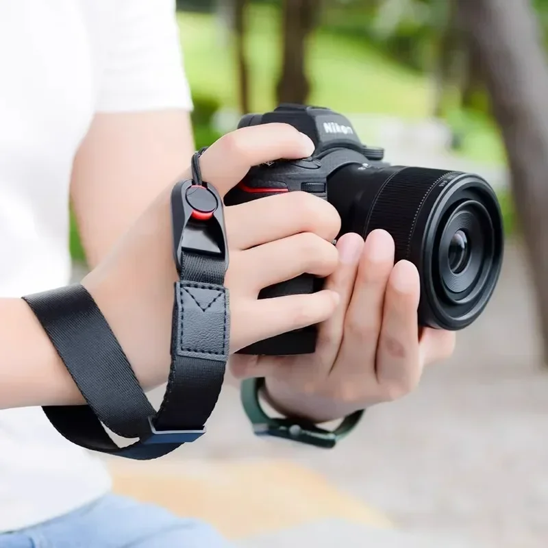 

Ремешок на запястье для камеры, быстросъемная веревка для Canon R5 R50 Sony Nikon Z9 Z8 Panasonic Fuji XT5 XS20 Pentax Olympus, аксессуары