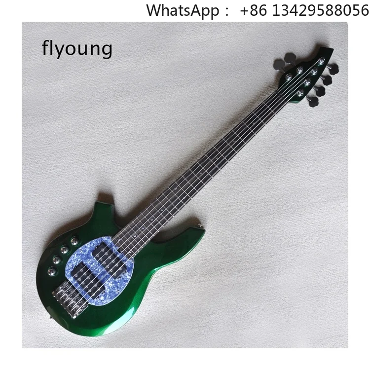 Flyoung Popular High-end Electric Bass Guitar Left Handed 6 String Instrument