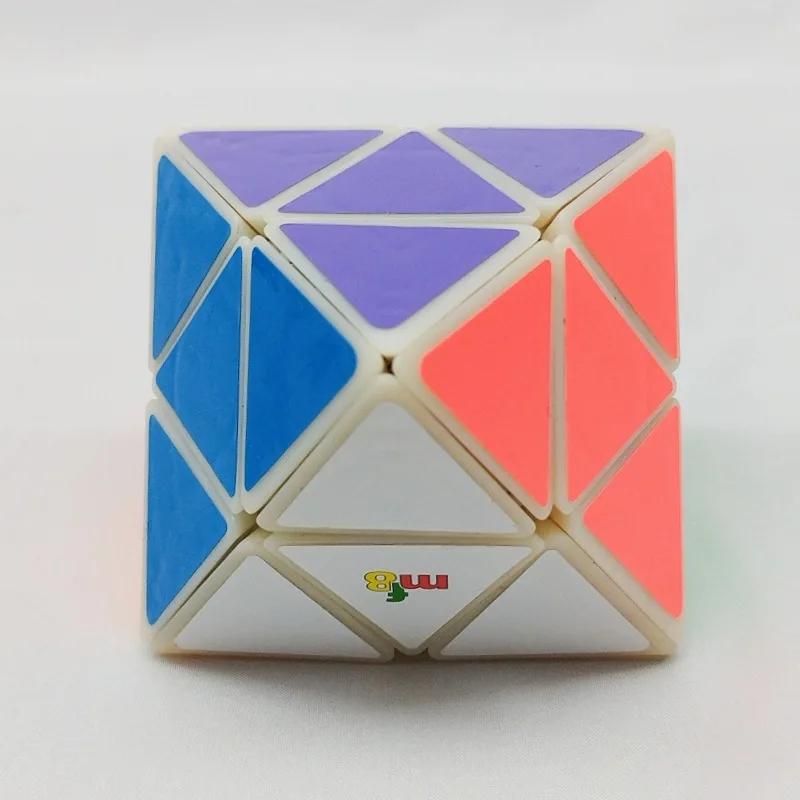 MF8 DiagOnally Rotated 2x2 Octahedral Cube 2x2x2 Magic Cube Original Color Limited Edition Collectible Cube Fidget Toys Gift