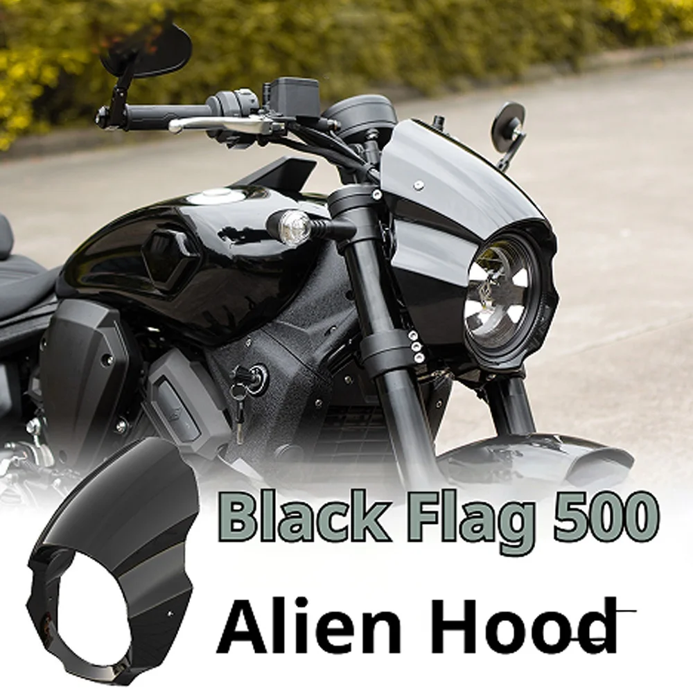 For Benda Black Flag 500 Custom Headlight Cowl Fairing Cover No-Drill Accesorios Moto Accessori Moto