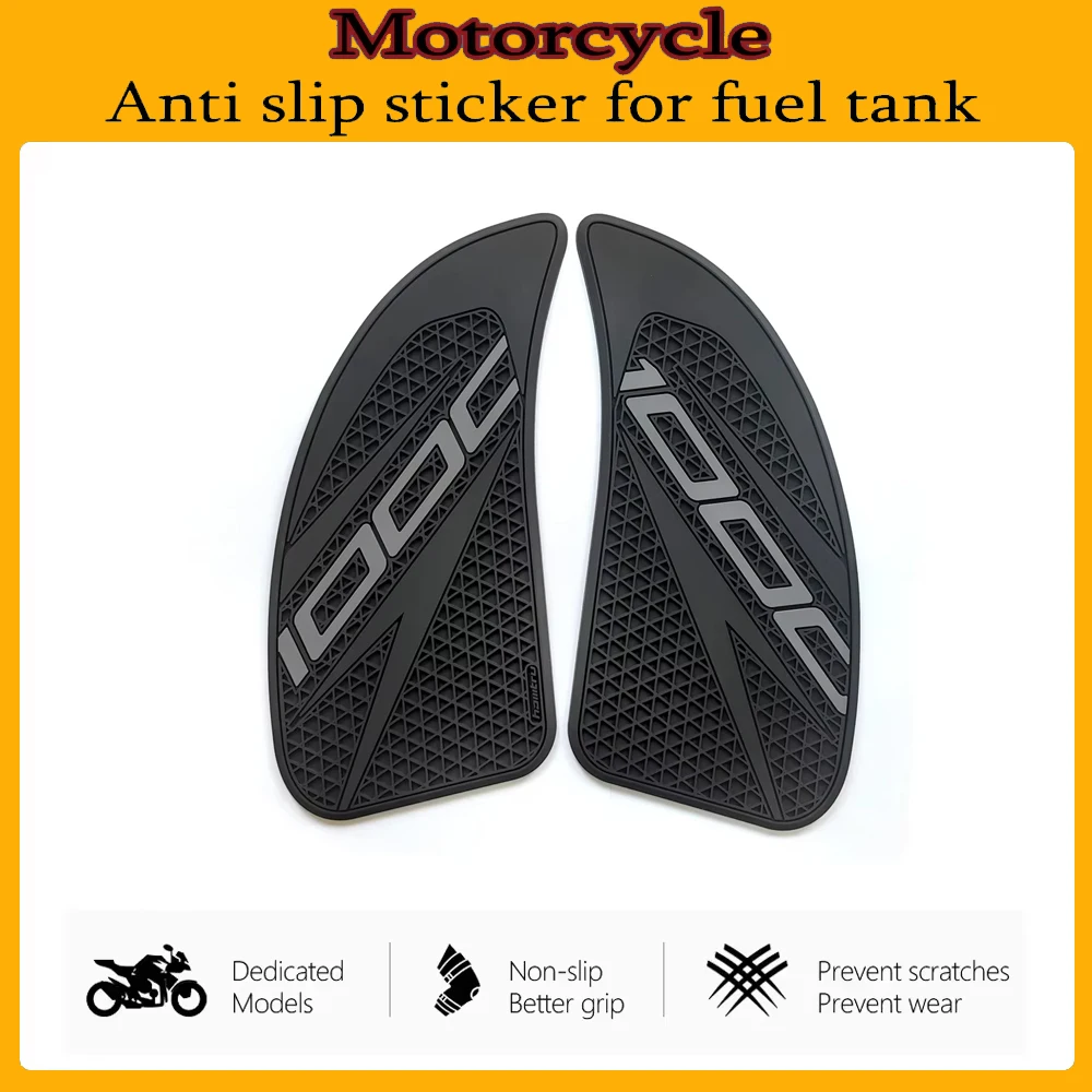 

Para Kawasaki Z1000SX 2011-2022 Z1000SX ABS 2011-2016 pegatinas de motocicleta prevención de deslizamiento de rodilla lateral de