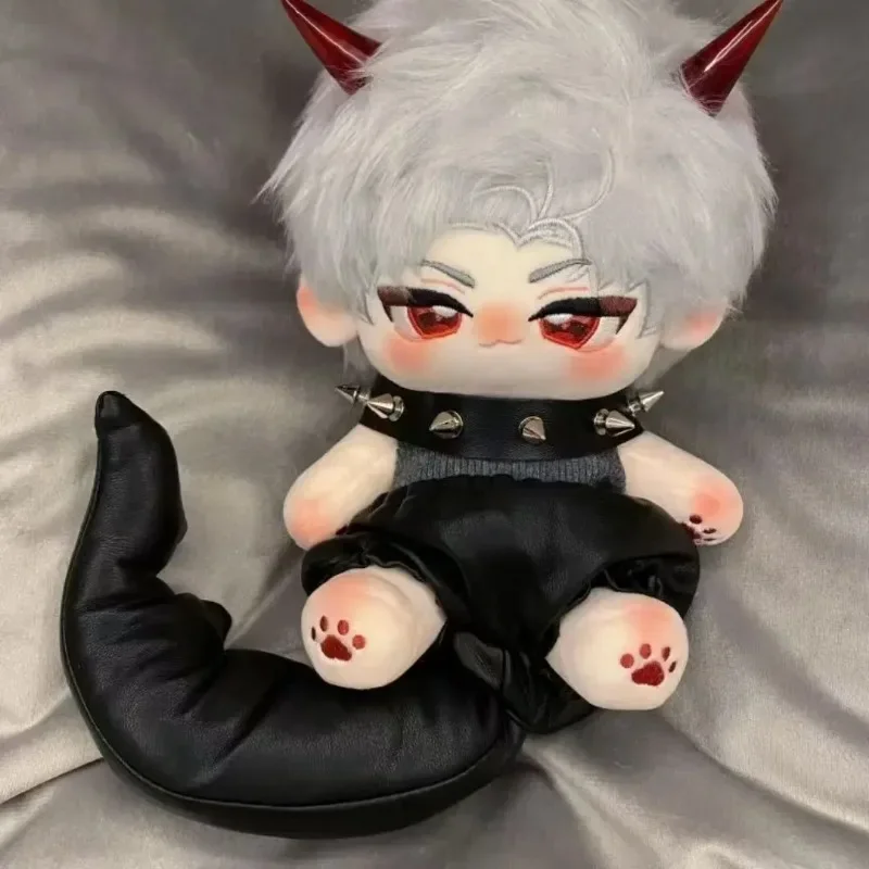 박제 20cm 게임 사랑과 Deepspace Sylus 코스프레 부드러운 면화 인형 드레스 팬 컬렉션을위한 봉제 인형 새해 선물