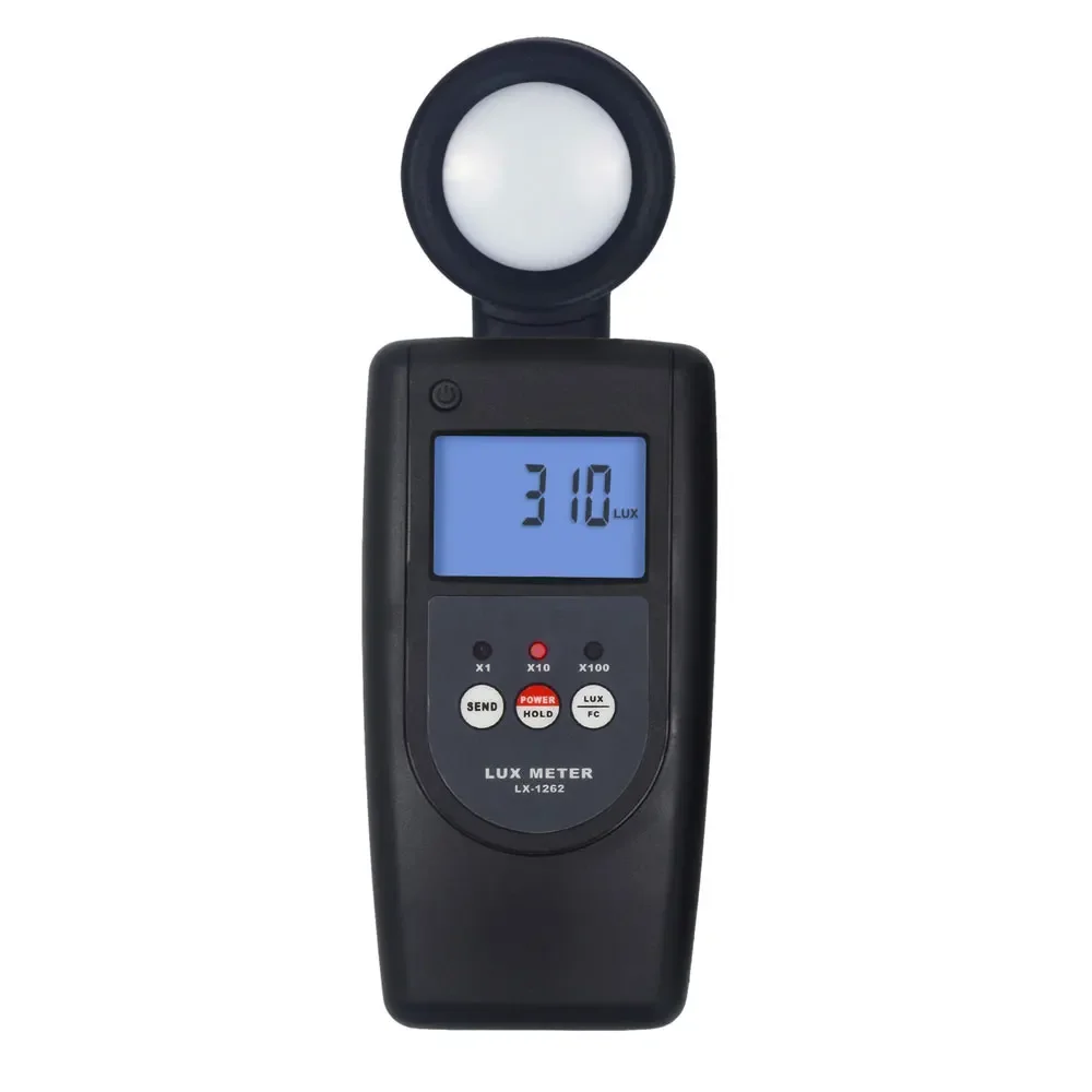 جهاز اختبار رقمي لوكس LX-1262 نطاق قياس واسع ودقة عالية للأجهزة قياس سطوع اللمعان