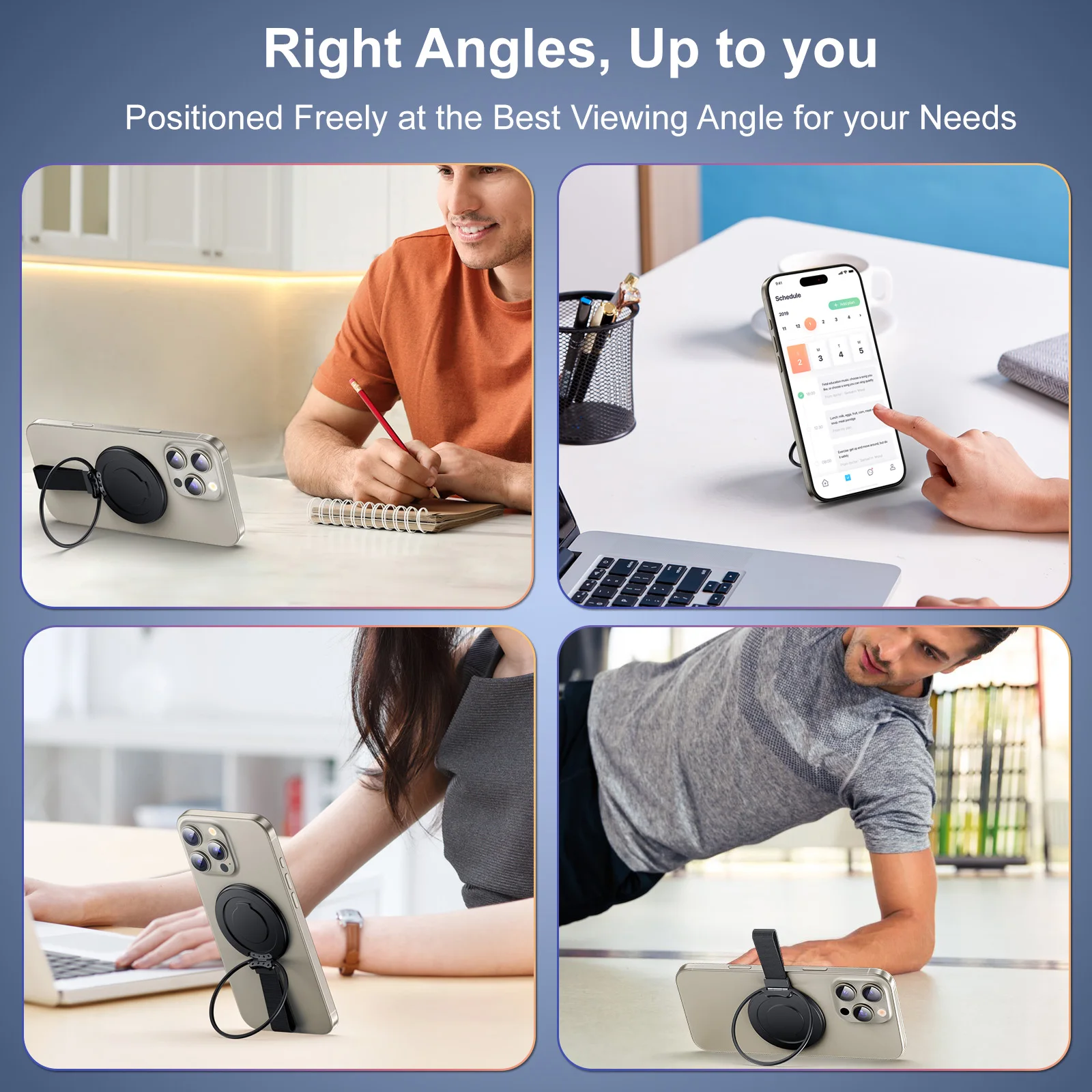 Voor DJI Osmo 7/7P Magnetische Ring Klem Houder Voor Magsafe Adapter Handheld Stabilizer Quick Release Module Mount accessoires