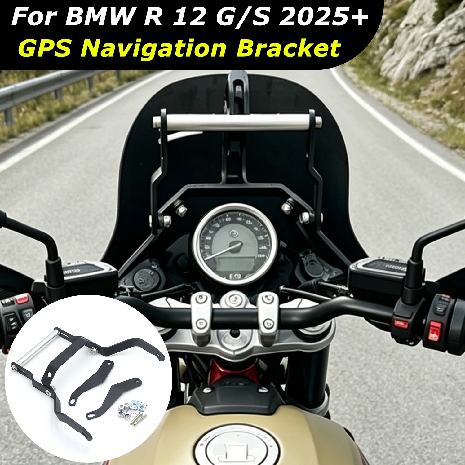 For BMW R12 G/S R12G R12S 2025 2026 Navigation Bracket R 12GS New Motorcycle GPS Phone Holder Levers Navigation Mount Bracket