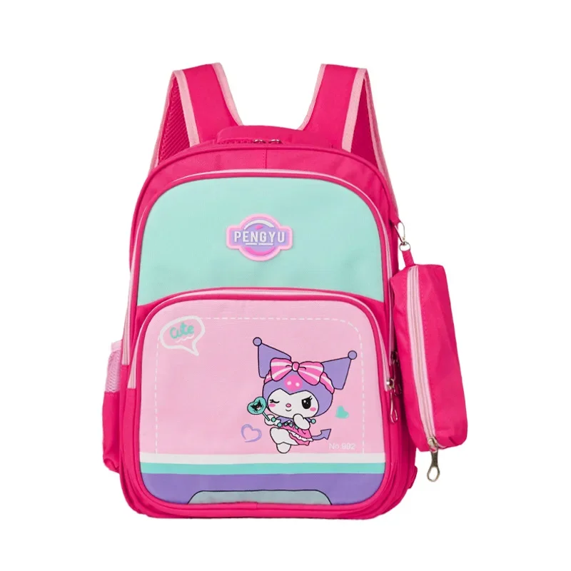 حقيبة ظهر جديدة للأطفال من كورومي بسعة كبيرة، حقيبة خفيفة مريحة قابلة للتنفس، حقيبة طالب من النايلون على شكل شخصية أنيمي #4