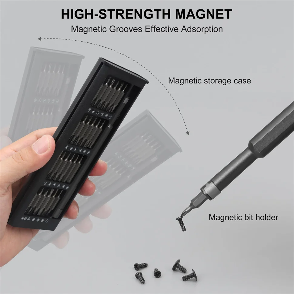 49 in 1 Precision Screwdriver Set Professional Repair Tool Magnetic Screw Driver Bits for iPhone Xiaomi PS4 Glasses Watch