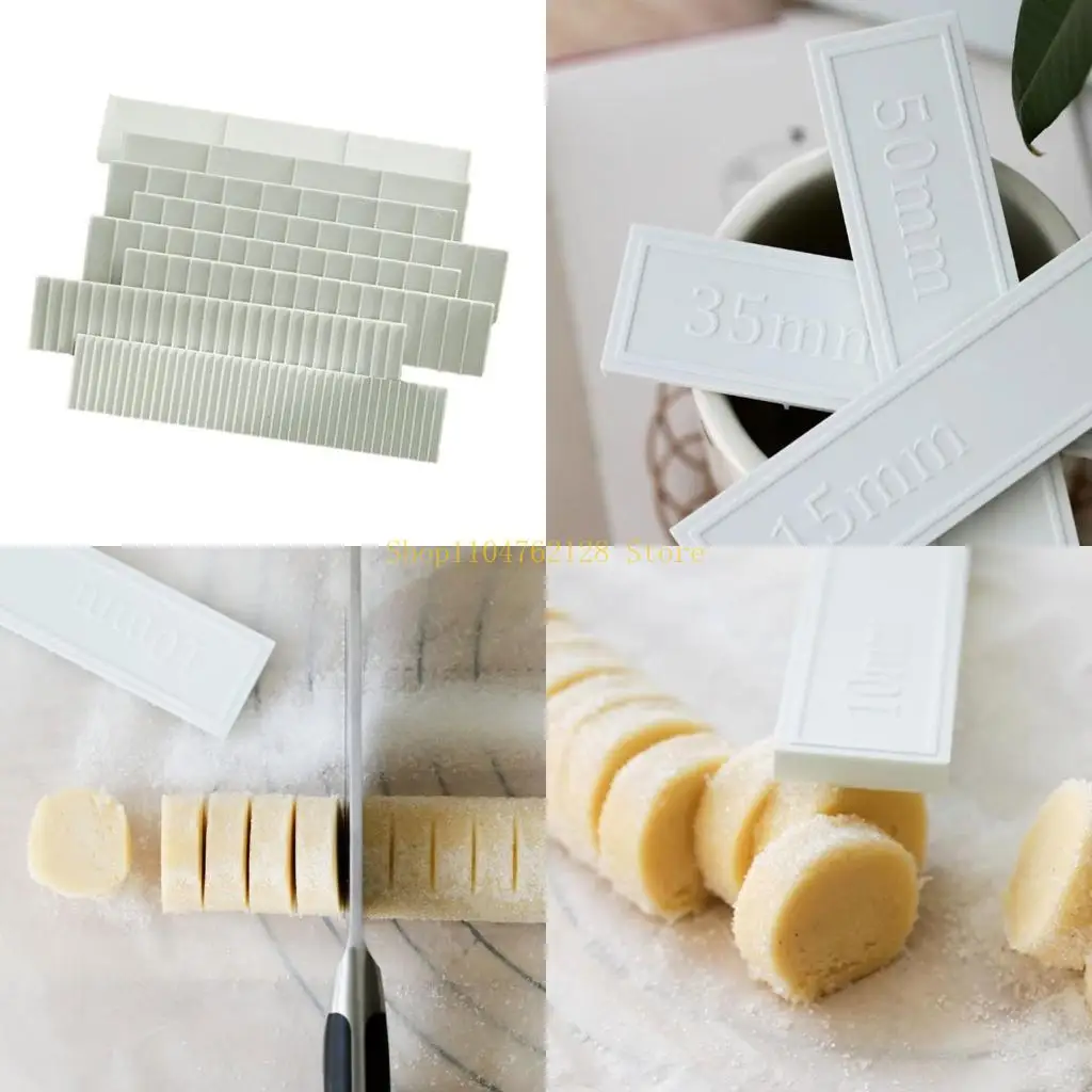 8Pcs Cake Cutting Roll Scale Ruler Cake Measuring Marker Draw Balances Ruler Cake Mold Fondant Decorate Tool best sale