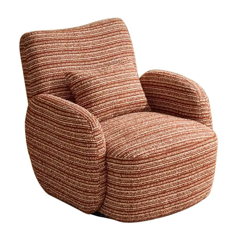 French retro, small apartment living room balcony sofa, rotating leisure chair