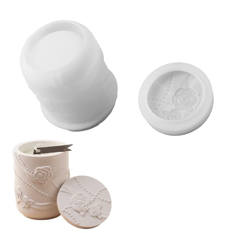 

LX9D Silicone Mold For Resin Jewelry Boxes With Embossed Detailing Holder Mold