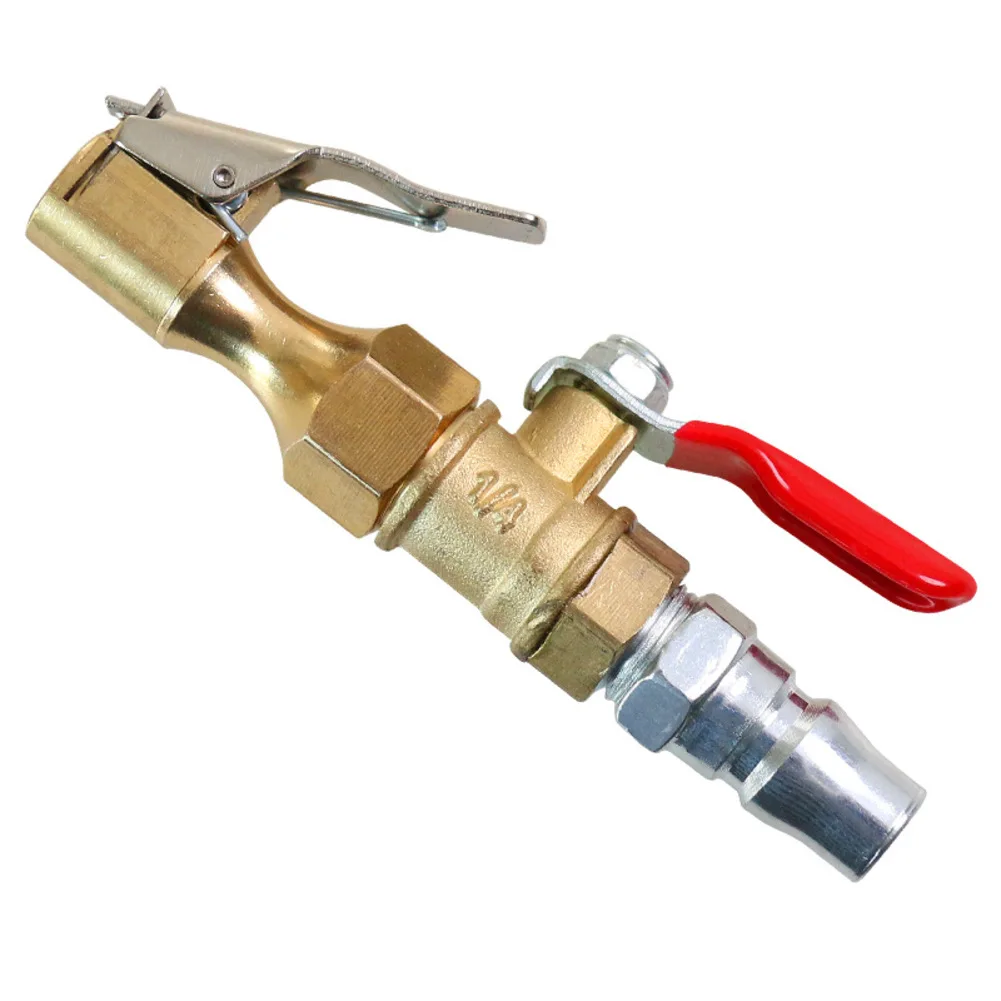 

Tire Maintenance Inflation Nozzle Car Tire Inflator Chuck Designed For Cars And Motorcycles Independent Switch