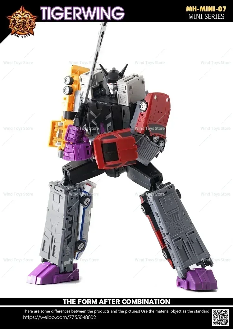 在庫あり変換おもちゃ 5 で 1 MHZ MH-MINI-07 おもちゃタイガーウィングモーターマスターメナソールブレイクダウンワイルドライダーアクションフィギュア