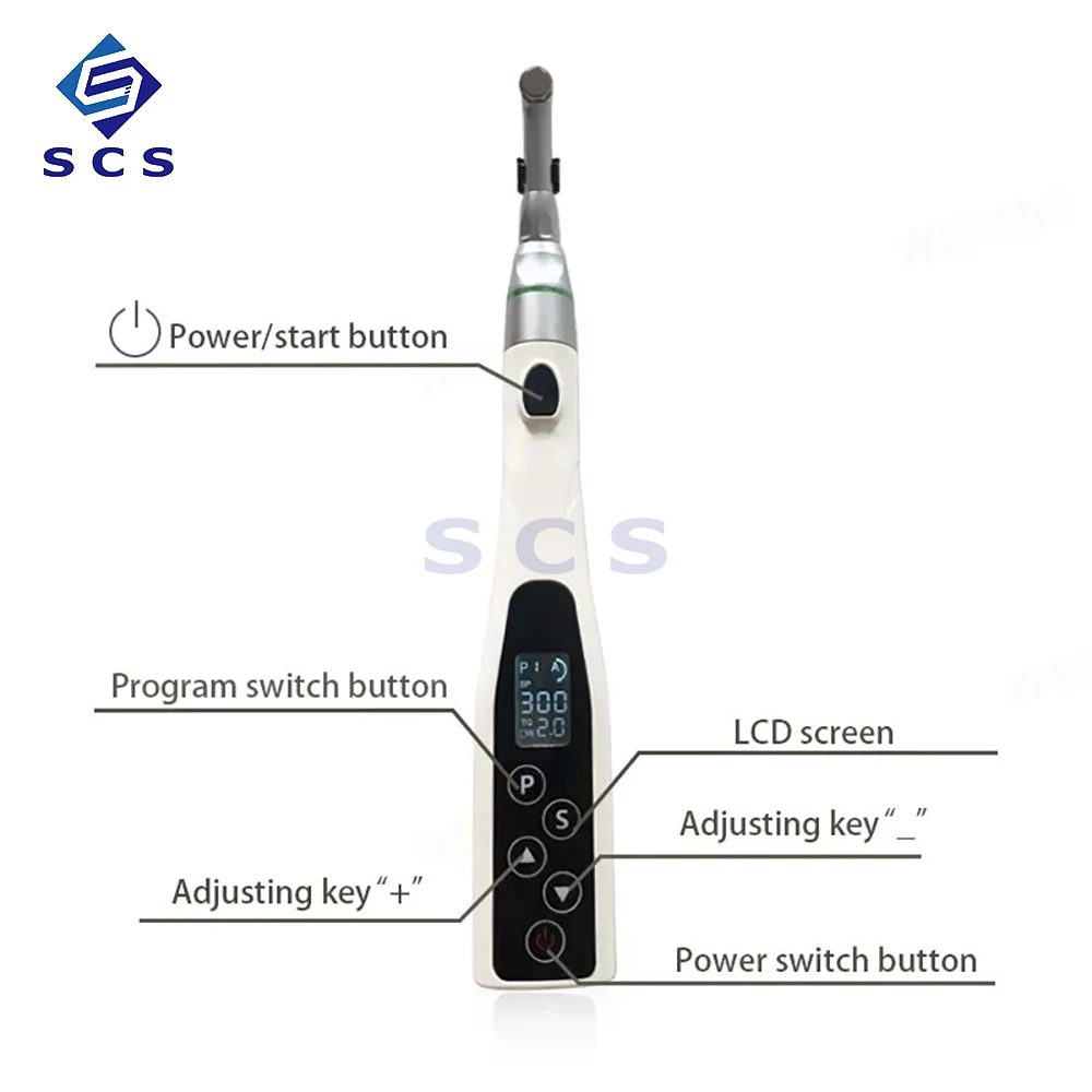 Wireless Endo motor with LED light De ntal Instrument image 5