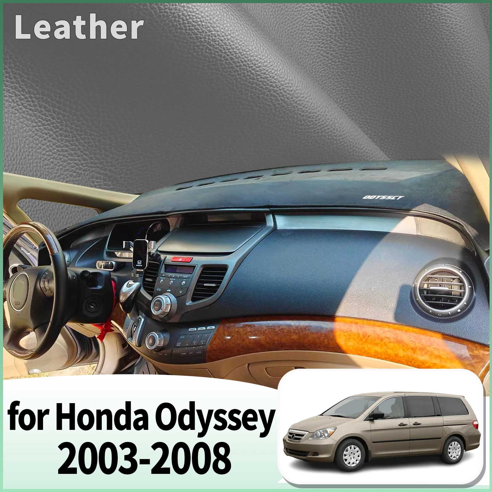 

fit for Honda Odyssey 2003 2004-2008 Rb1 LOGO Protective Carpet Dashmat Dashboard Cover Pad DashMat Sunshade Car Accessories