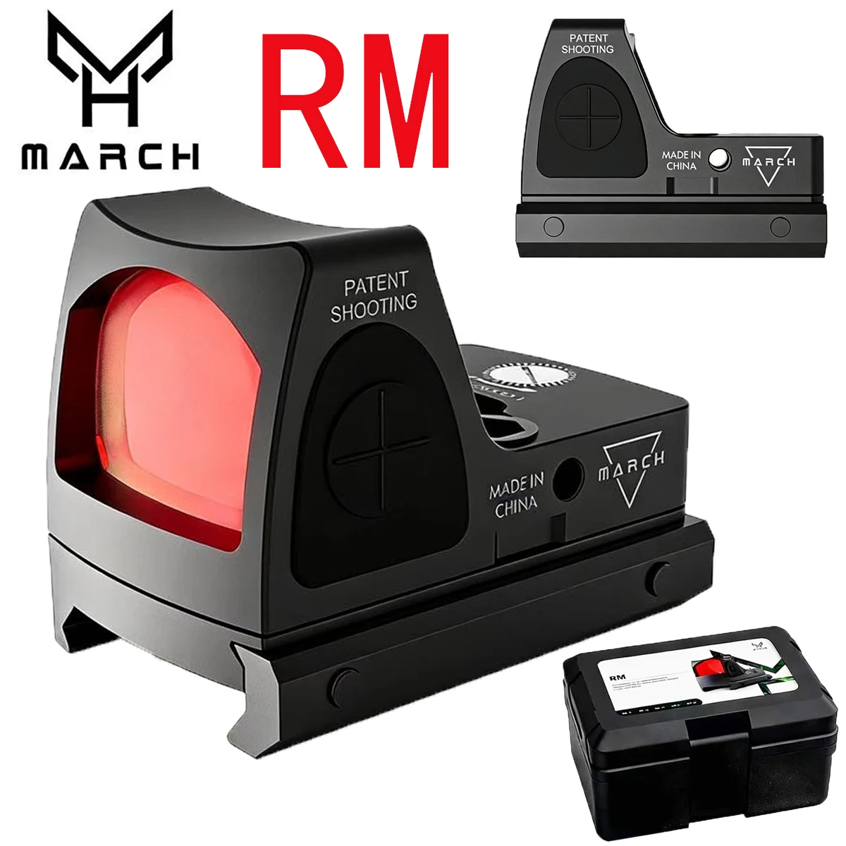 

НОВЫЙ прицел MARCH RM Red Dot Sight T-EAGLE Reflex для планки Пикатинни AR15, тактический охотничий прицел, подходит для пистолета G17 G19