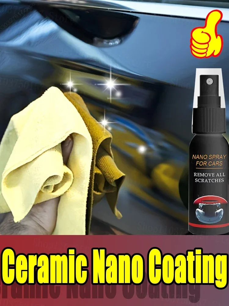 Ceramic Coating For Auto Paint Crystal Wax Spray Nano Hydrophobic Liquid Polymer Oleophobic Anti Rain Car Care