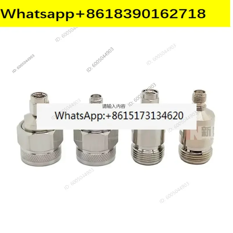 1pcs-N-j / Sma-k N Male to SMA Female Instrument Test Connector Adapter High Frequency Low Standing Wave 18GHz