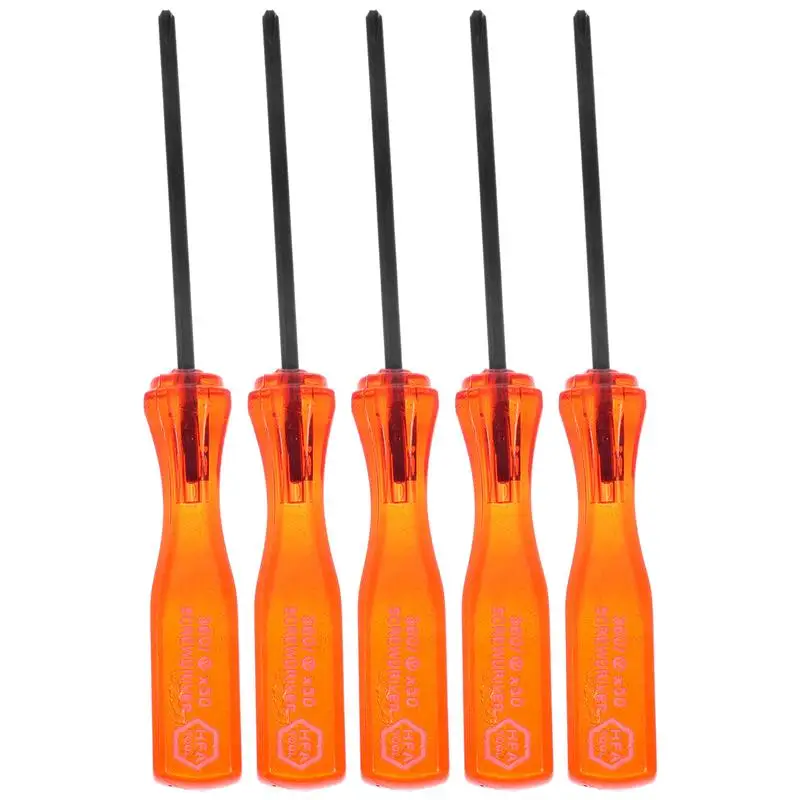 5pcs Portable Triwing Triangle Y-Tip Screwdrivers Screw Drivers for /DS /DS Lite /Gameboy Advance SP (Red)