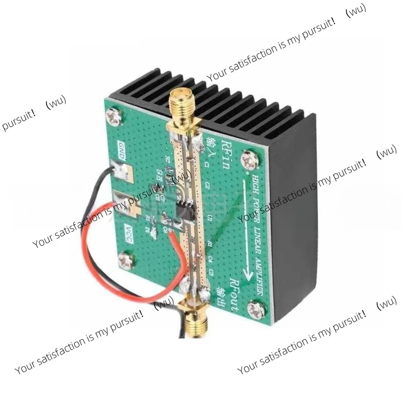 2.4GHz RF Power Amplifier 1W High Gain Signal Booster for WiFi FPV Drone Wireless Video Transmission with Heatsink