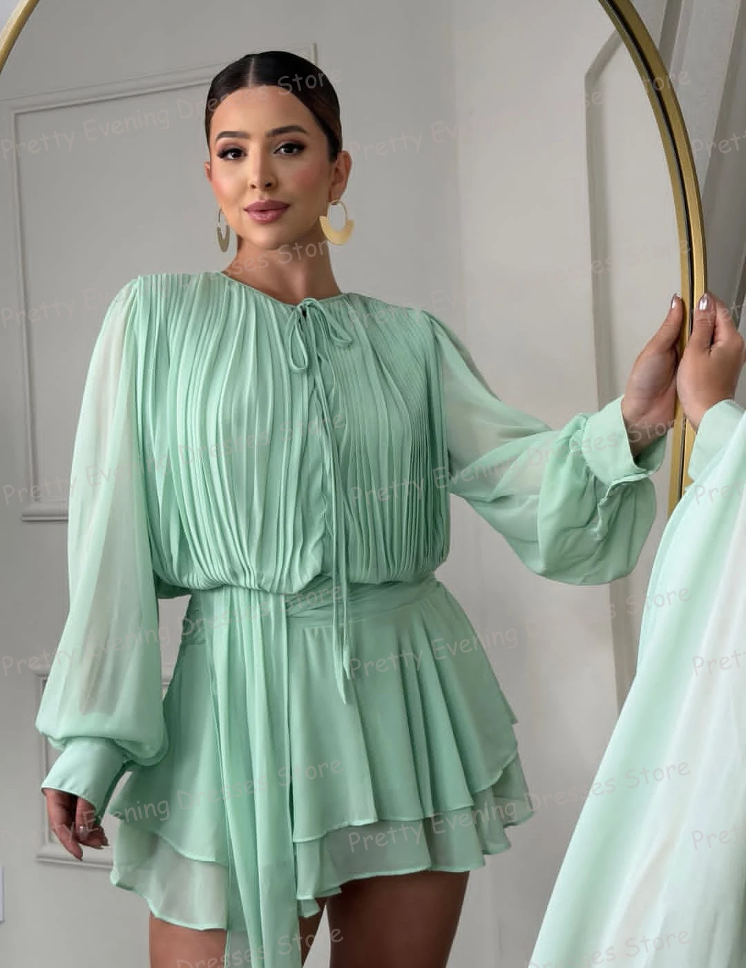 

Simple Graduation Short Cocktail Dresses Mermaid Woman's Sexy Ruffles Fashion Party Prom Gowns Vestidos De Noche Customized 2026