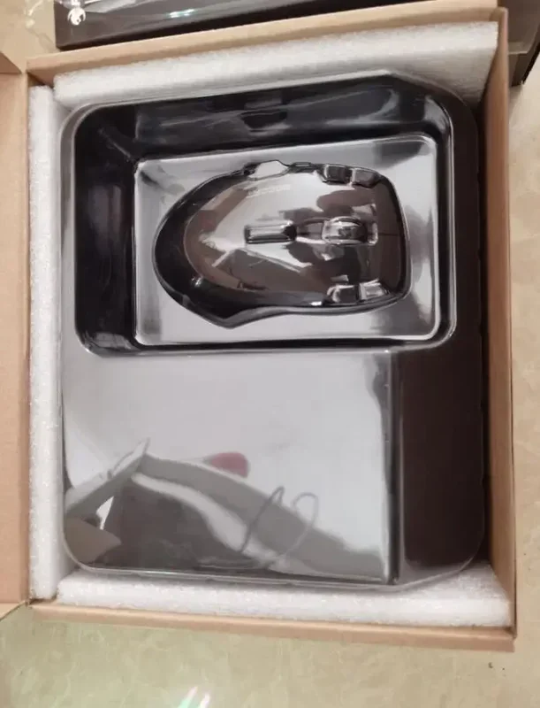 Rockat leadr dual mode gaming mouse computer notebook rechargeable programming macro image 5