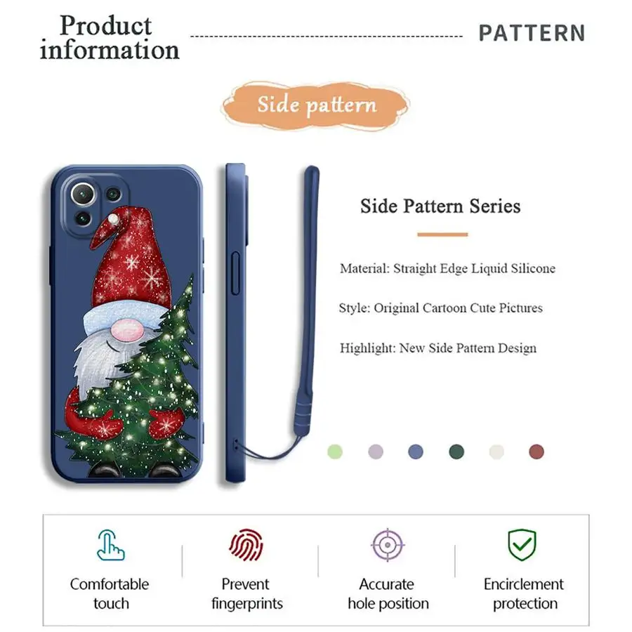 حافظة ناعمة لهاتف Xiaomi Mi 10T 11T 12T Pro 11 12 Lite 13 Santa Claus تصميم إبداعي جميل
