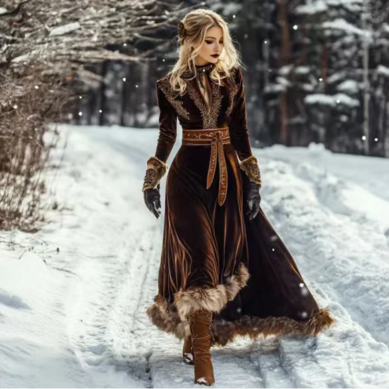 

Винтажное этническое кружевное лоскутное вечернее платье с длинными рукавами, женское осенне-зимнее элегантное шикарное вечернее платье с полыми перьями