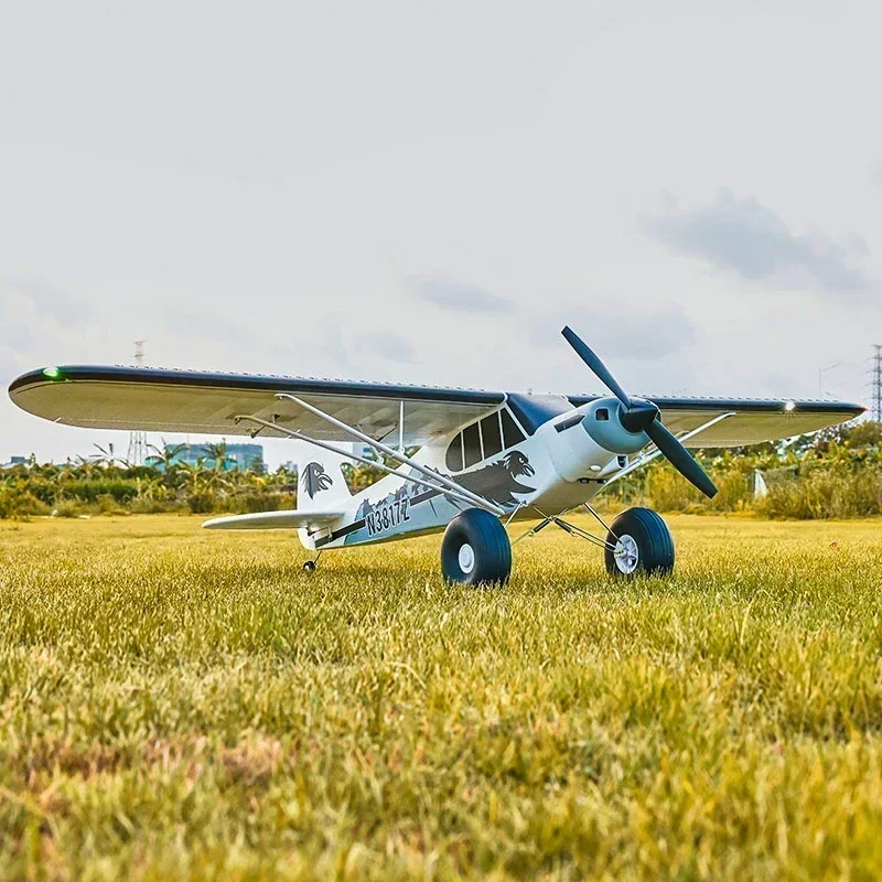 Avião modelo de controle remoto elétrico, Pnp Rtf instrutor aeronaves, J3 Piper, Super Cub Aircraft, esportes ao ar livre presentes, novo avião Rc, 1300 milímetros