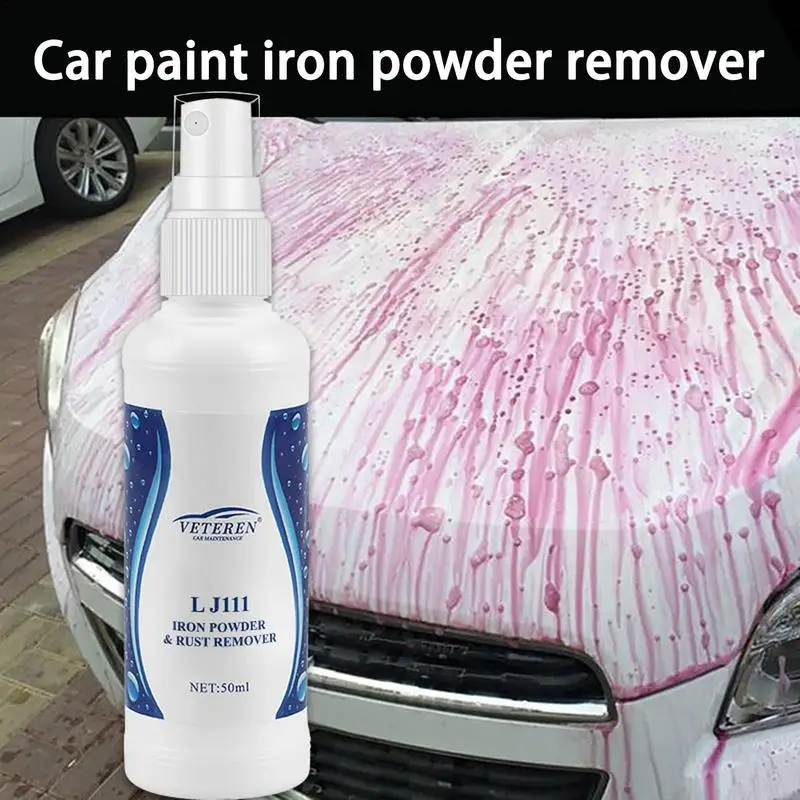 Rust Remover Multifunctional Metal Rust Remover 50ml Iron Cleanse Marine Iron Cleaning Spray For Vehicle Paint Motorcycle