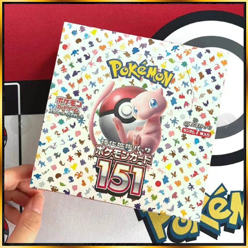 

In Stock Original Japanese Cards 151 Sv2a Booster Box Packs Trading Cards First Generation Collection Competition Game Gifts