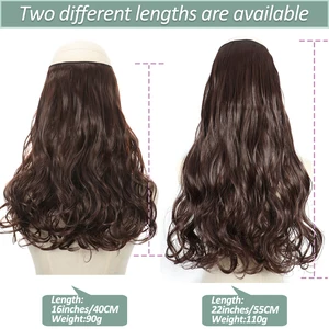 أعلى 9 مبيعات خصلة غير مرئية تمديد الشعر البشري - No6