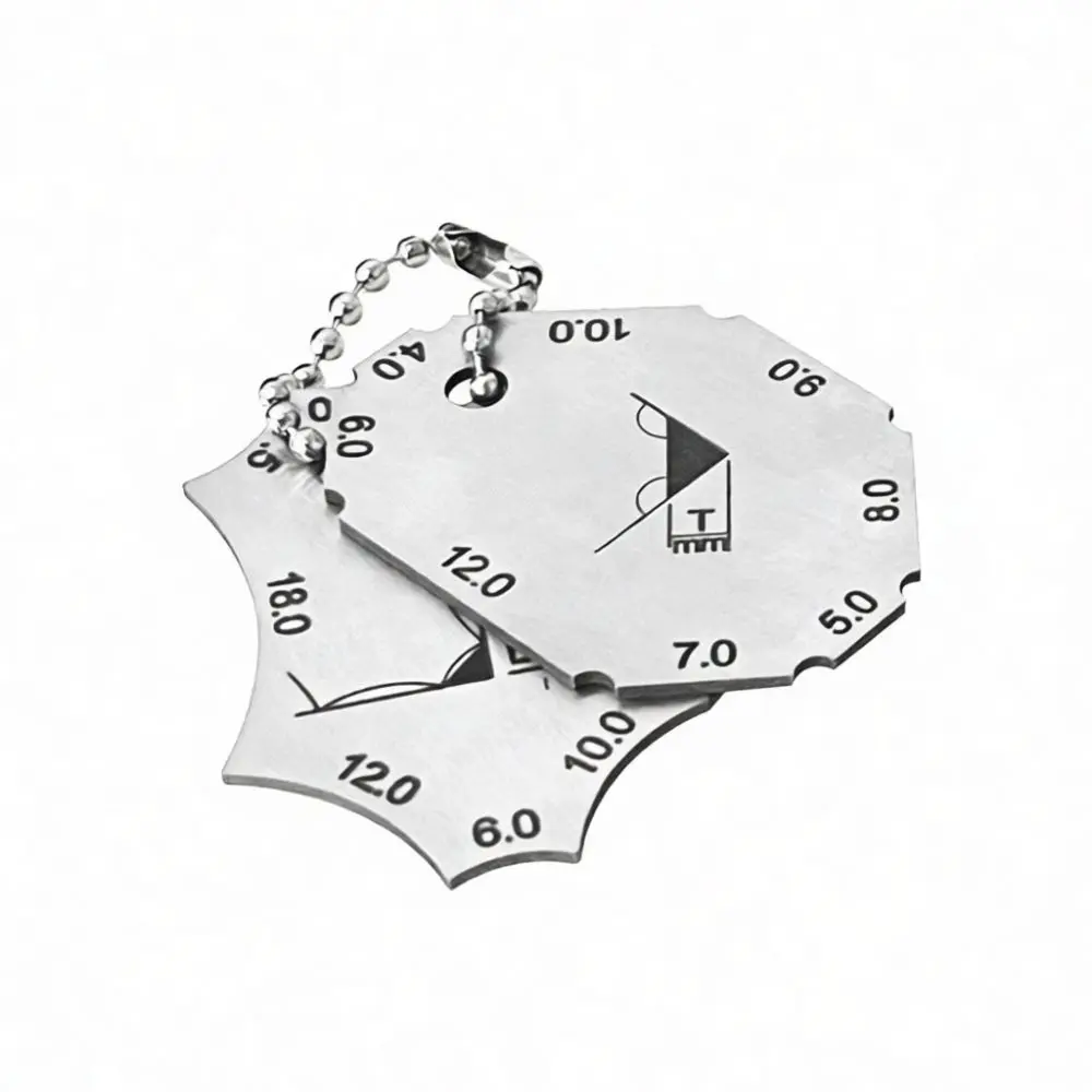 Stainless Steel Fillet Weld Gauge Angle Inspection Rule For Songjate Professional Welding Joint Measuring Equipment Tool