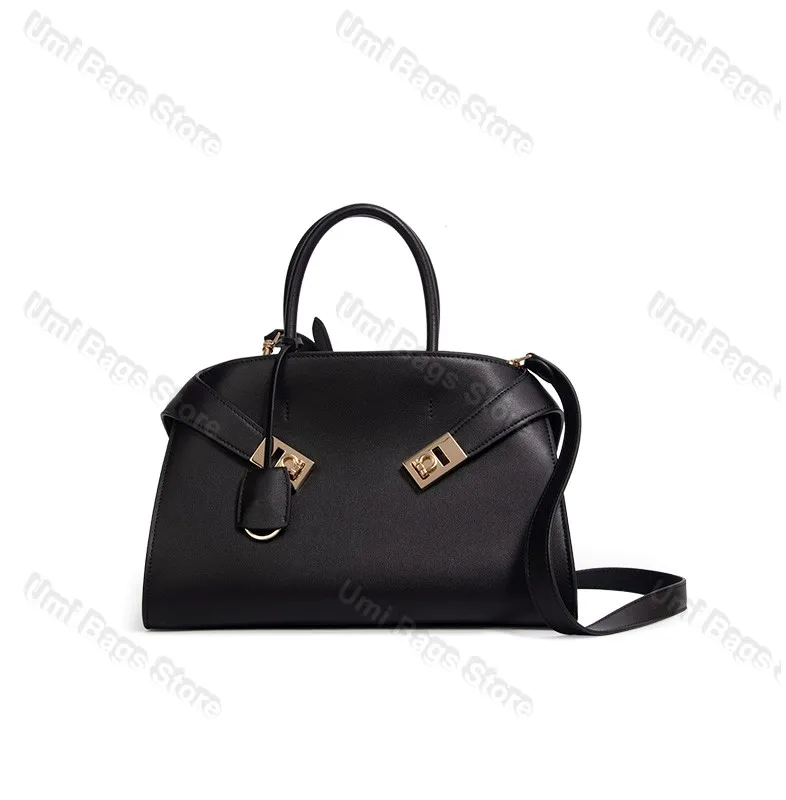 

New Shoulder Bag Cowhide Niche Design Tote Bag Large Capacity Office Worker High-end Genuine Leather Women's Handbag