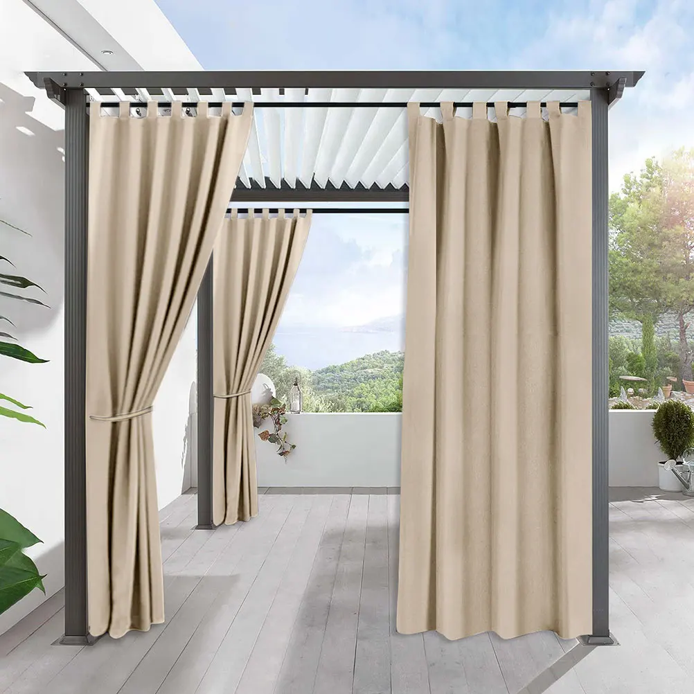 

Blackout Curtain Fabric Sheer Light Blocking Outdoor Soft Insulation Polyester Bedroom Living Room Curtains Window Drapes